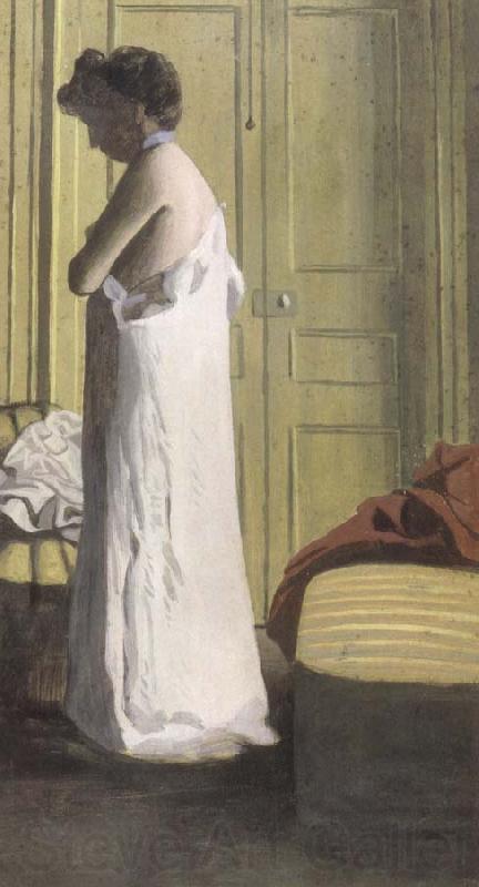 Felix Vallotton Woman Undressing Norge oil painting art